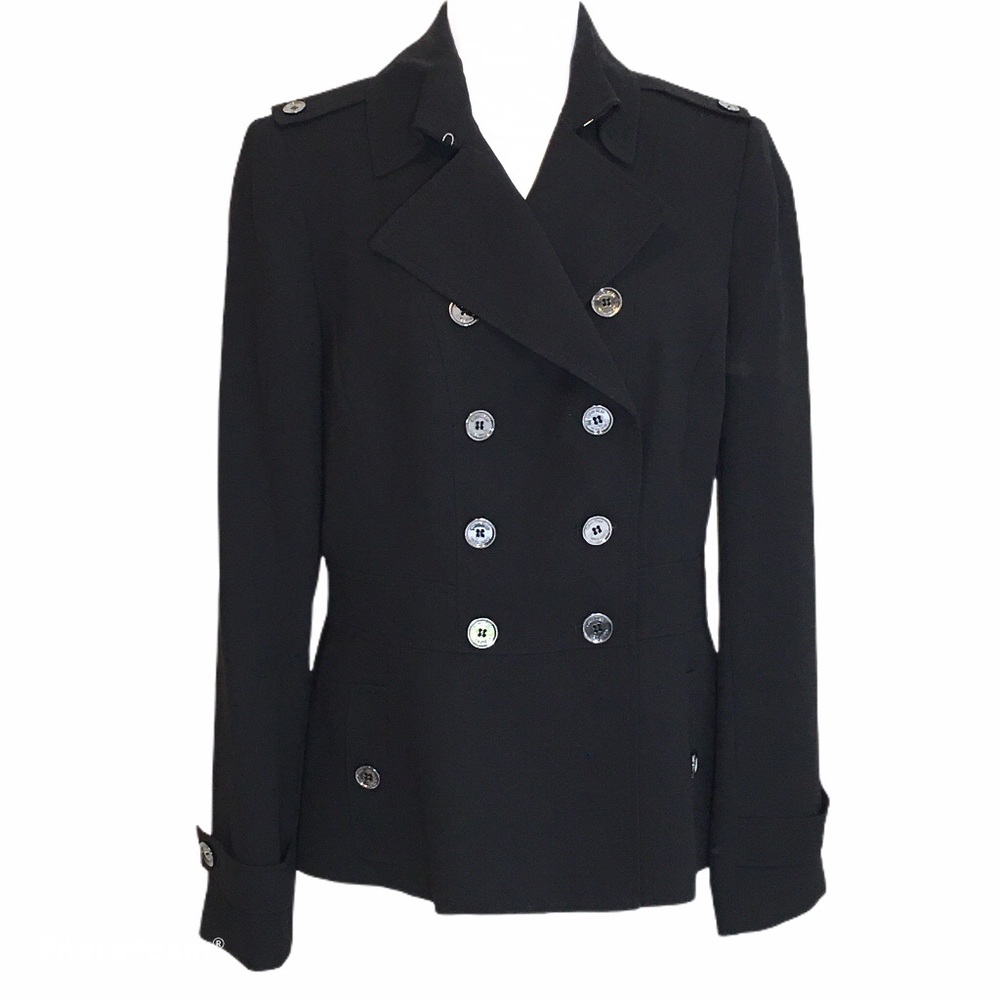 Calvin Klein Black Double Breasted Blazer Jacket